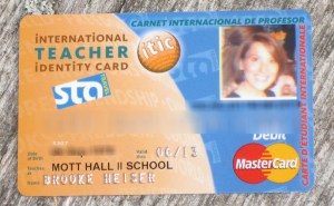 Teacher Discount Card for World Travel!