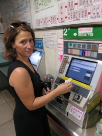 Ticket Machines are a little trickier when they are in Japanese