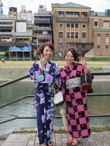 Kimonos in Kyoto!