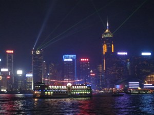 Nightly Laser Show in HK