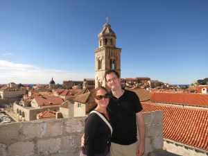 Walking along the best part of Dubrovnik