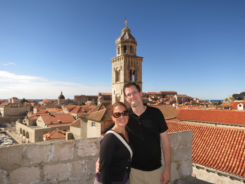 Walking along the best part of Dubrovnik