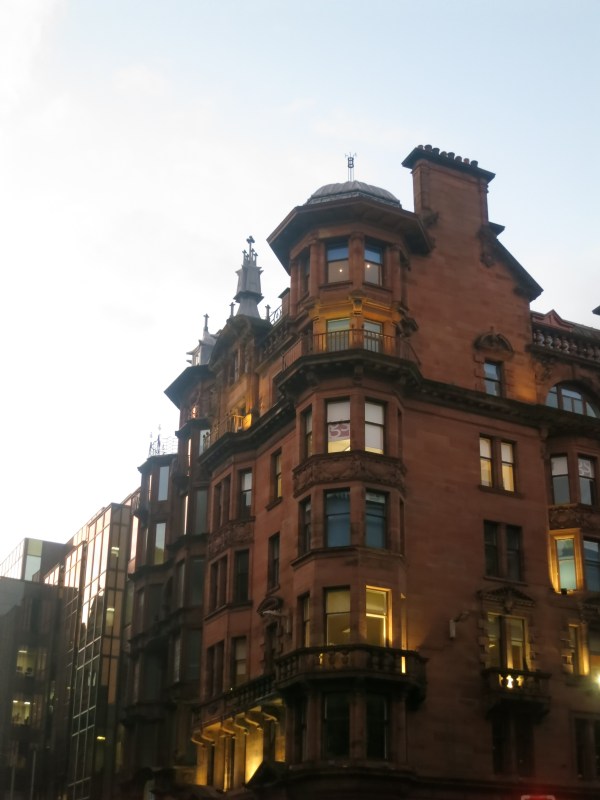 Great buildings. Look up for stone cutting that's top notch!