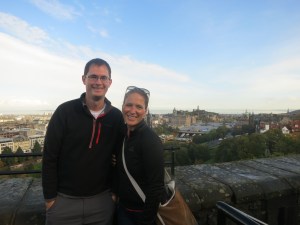 Brooke and Phil in Edinburgh