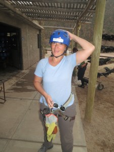 Zip Lining or Hail Protection Gear?